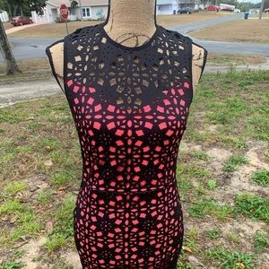 Pink and Black dress